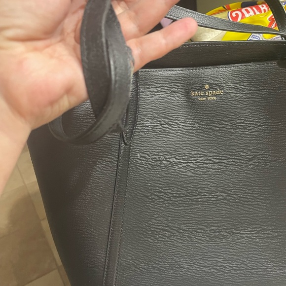 Kate spade black tote bag pre owned condition see photos . - Picture 3 of 11